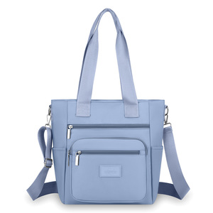 Unisex Lightweight Waterproof <b>Nylon</b> Open Closure Crossbody <b>Tote</b> <b>Bag</b> with Adjustable Strap Women Handbags Sling <b>Bag</b> - Product Image 2