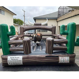 Toro Mecánico Inflable Eléctrico Comercial para Adultos, Juego <span class=keywords><strong>de</strong></span> Rodeo, Máquina <span class=keywords><strong>de</strong></span> Montar Toro en Venta - Product Image 3