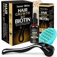 Private Label Argan Biotine Serum Versterken Haarwortels Anti-Haaruitval Oplossing Haargroei Kit
