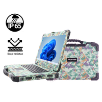 AICSHTER Laptop Industriale Robusto da 15,6 Pollici / Terminale di Comando Mobile per Veicoli Intel I7-11390H IGP Nuovo SSD UE Pannello IPS