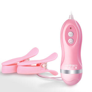 <span class=keywords><strong>Pince</strong></span> à mamelon 10 modes Pinces à seins vibrantes Stimulateur de clitoris à mamelon électrique avec télécommande Jouet SM parfait - Product Image 2