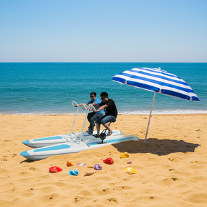 Bicicleta Acuática Meierya M-031 con Casco <span class=keywords><strong>de</strong></span> Fibra <span class=keywords><strong>de</strong></span> Vidrio para Deportes Acuáticos en Parques Acuáticos, Capacidad para 2 Personas, Garantía <span class=keywords><strong>de</strong></span> 12 Meses - Product Image 4