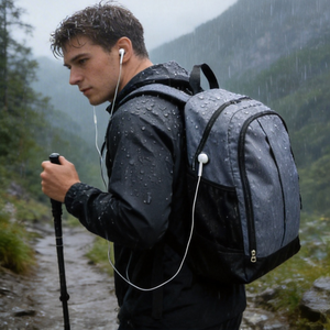 กระเป๋าเป้สะพายห<span class=keywords><strong>ลั</strong></span>งกันน้ำแบบยุทธ<span class=keywords><strong>ว</strong></span>ิธี พร้อมช่องเสียบ<span class=keywords><strong>สาย</strong></span>ชาร์จแบตสำรองหูฟัง สำหรับเดินป่า ตั้งแคมป์กลางแจ้ง แบบ Molle - Product Image 1