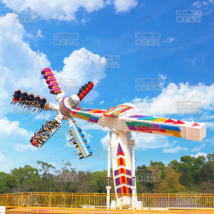 Paseos de molino de viento de velocidad personalizada Paseos de escaneo superior emocionantes increíbles Paseos de parque de atracciones al aire libre a la venta - Product Image 3