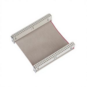 10 Pin 2 * 5pin IDC 10way 2.54Mm Pitch Ekstensi Pinrex Bump Abu-abu Kabel Pita Datar 0.635Mm - Product Image 1