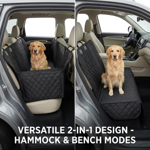 <span class=keywords><strong>Protector</strong></span> de Asiento Impermeable y Plegable Tipo Hamaca para Mascotas, Cubierta para Asiento Trasero de <span class=keywords><strong>Coche</strong></span> para <span class=keywords><strong>Perros</strong></span> - Product Image 2