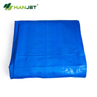 Toile en bâche PE enduite Hanjet, isolante thermiquement, résistante aux déchirures, imperméable, résistante aux UV et ignifuge pour usage industriel