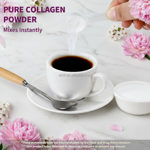 Poudre de Peptides de Multi-Collagène de 450g / 900g, Élevé en Pâturage, sans OGM, Types I, II, III, V et X avec Biotine, Vitamine C et Acide Hyaluronique - Product Image 4