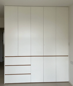 Fabricant de meubles sur mesure Meubles de chambre à coucher Armoire moderne modulaire en bois Design Garde-robe de chambre Style minimaliste - Product Image 6