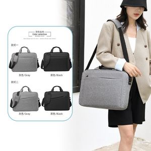 <b>Laptop</b> Bag <b>Sleeve</b> 15.6 Inch Oxford Cloth Crossbody Multifunction Business Travel Case for Men Women Wear-Resistant - Product Image 3