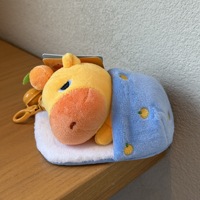 Porte-clés en peluche en polyester authentique Capybara Lulu, breloque de sac à dos, petite poupée, idéal comme cadeau de vacances ou de remise de diplôme