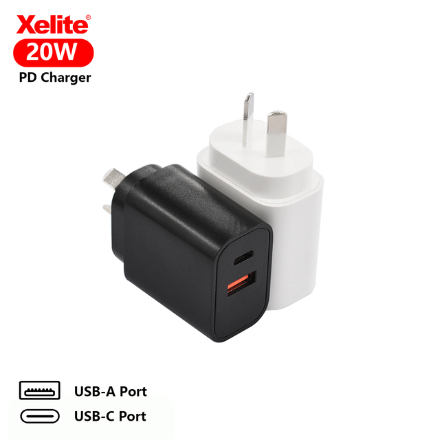 Hot Selling 2025 USb PD 20w Wall Mounted Charger  Phone Charger AU Gan Adapter Mini Fast Charger