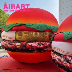 Burger <span class=keywords><strong>place</strong></span> décoration hamburgers gonflables, hamburger <span class=keywords><strong>gonflable</strong></span> géant pour la publicité - Product Image 2