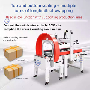 Automatic Carton Packing <b>Machine</b> PLC Control Carton <b>Tape</b> Sealing <b>Machine</b> Touchscreen Box Sealing <b>Machine</b> - Product Image 3