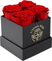 Boîtes d'emballage en papier populaires d'approvisionnement d'usine avec conception gratuite logo saint valentin cadeau fleur savon rose boîte à bijoux