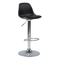 Tabouret de bar moderne à hauteur réglable, siège en cuir PU, chaise pivotante pour la maison, l'îlot de cuisine, le pub, le salon et le club, tabourets de bar élégants