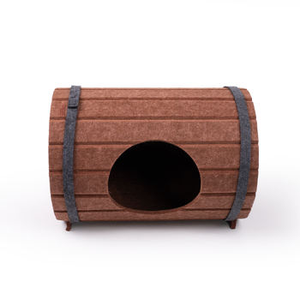Tunnel pour animaux de compagnie pliable et portable en gros, design papillon, amovible, lavable, en feutre de polyester RPET, mécanique, pour chiens et chats - Product Image 1