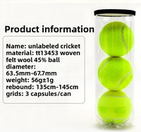 Balle de paddle-tennis personnalisée avec logo, approuvée ITF, en feutre de laine haute élasticité, durable, pressurisée, pour entraînement et match, vente en gros directe d'usine
