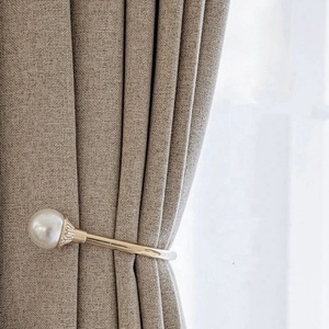 Fornitura di Fabbrica Tessuto <span class=keywords><strong>per</strong></span> Tende Oscuranti al 100% in Stile Lino <span class=keywords><strong>per</strong></span> Hotel Tinta Unita con Laminazione in TPU Altezza 2,8M/3,2M/3,4M - Product Image 3