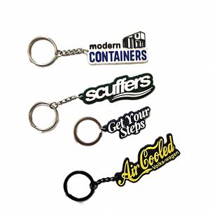 Porte-clés de voiture en PVC de haute qualité, design personnalisé, vente en gros d'usine, impression UV, prix bas, porte-clés promotionnels - Product Image 3