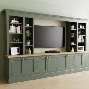 Mobile TV Moderno in MDF Personalizzato <span class=keywords><strong>con</strong></span> <span class=keywords><strong>Ripiani</strong></span> Portaoggetti per Soggiorno - Product Image 1