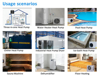 Placa de Control de Bomba de Calor de Aire a Agua con Inversor de CC, Controlador de Bomba de Calor para Piscina con Placa PCB