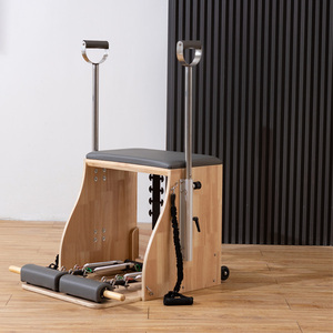 Studio y Personal Aluminio Pilates Reformer Incluye Sentado Box Extender Correas <span class=keywords><strong>de</strong></span> bucle doble - Product Image 2