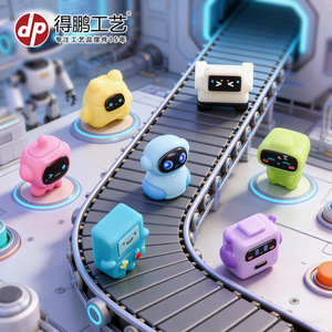 Cute Miniature Robot <b>Dolls</b> Multi Color Plastic Resin Dollhouse Desktop Decor Ornaments For Children's Day Gift Unisex 5-7 Years - Product Image 3