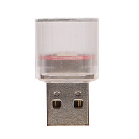 Lámpara LED USB Mini para Auto 2026, Decorativa, de Plástico, para Ambiente Interior, Fácil Instalación, Portátil, Plug and Play