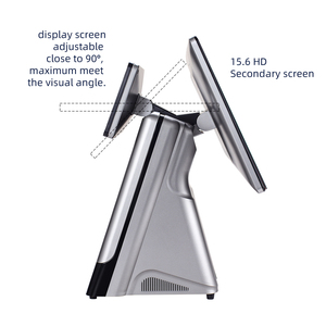 Sistema POS MASUNG de 15.6 Pulgadas con Pantalla Táctil Inteligente Todo en Uno, Caja Registradora para Restaurante y Comercio Minorista con Impresora Integrada - Product Image 4