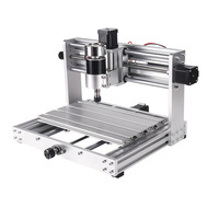 Mini-machine CNC 3018 Pro avec contrôle GRBL, kit de 10 fraises et routeur à bois 3 axes pour fraisage de PCB