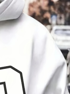 Felpa con Cappuccio Grafica <span class=keywords><strong>Chicago</strong></span> 22 da Uomo - Felpa Casual a Maniche Lunghe in Raso con Stampa 3D Antivento ad Asciugatura Rapida Arancione Nero Vestibilità Ampia con Tasca - Product Image 4