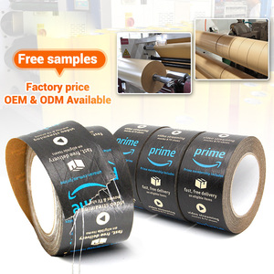 Tùy chỉnh in carton niêm phong bao bì dính sợi biểu tượng tùy chỉnh in Kraft Prime Băng - Product Image 3