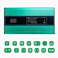 Chargeur de batterie à énergie nouvelle 700W, sortie 54,6V 10A, entrée CA 110V à 220V 50Hz 60Hz pour le chargement de batteries