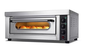 Four électrique de luxe en acier inoxydable pour la cuisson des aliments 1 pont 1 plateau contrôle automatique de la température pour l'équipement de cuisine commerciale - Product Image 3