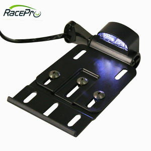 <span class=keywords><strong>Soporte</strong></span> de matrícula de montaje lateral LED para motocicleta RACEPRO para Harley Sportster XL 883 1200 2004-2016 - Product Image 1