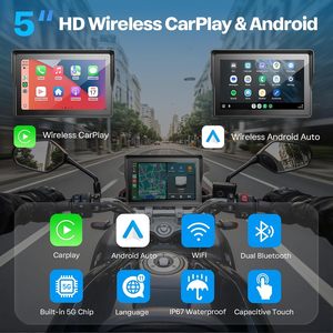 หน้าจอสัมผัสระบบนำทาง <span class=keywords><strong>GPS</strong></span> สำหรับมอเตอร์ไซค์ รองรับ CarPlay และ Android Auto สำหรับตัวแทนจำหน่ายมอเตอร์ไซค์ ผู้ผลิต ผู้จัดจำหน่าย ขายส่ง รับสั่งซื้อจำนวนมาก - Product Image 5