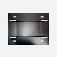 Boîte cadeau XXL de luxe moyenne avec impression de logo personnalisé pour vêtements, idéale pour manteaux noirs et autres articles vestimentaires