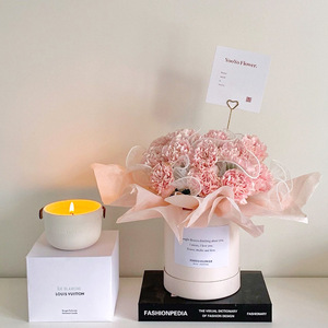Caja de Regalo con una Sola Flor, Arreglo Floral en Tubo, Flor Eterna, Regalo para el Día de la Madre - Product Image 3