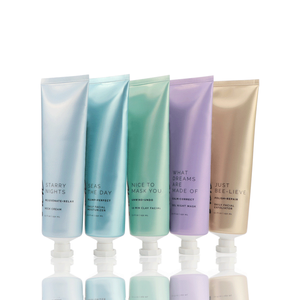 Bright aluminum sheet empty 100ml clear plastic tube flip top/Screw cap, face wash cream soft tubes packaging for cosmetics
