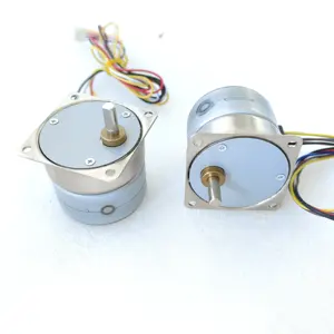 42mm PM stepper motor 12V with gear box reduction ratio 1/25 unipolar bipolar customization available