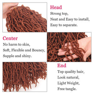 Capelli sintetici a buon mercato Nu finti Locs trecce treccia <span class=keywords><strong>Janet</strong></span> radici africane lunghe Nu finte Locs 18 22 30 36 pollici - Product Image 5