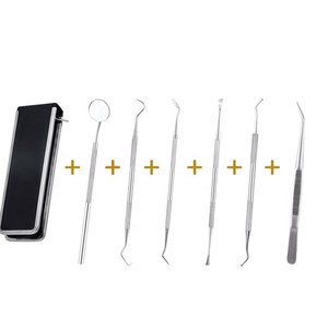 6pcs Dental <strong>Tools</strong> Instruments Stainless Steel Dental Hygiene Kit Set Dental <strong>Tools</strong> Kit <strong>Teeth</strong> <strong>Cleaning</strong> - Product Image 2