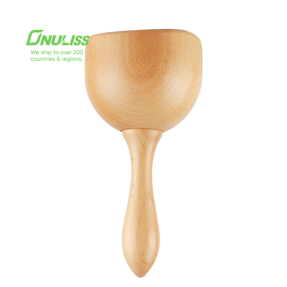 Copa Gua Sha de terapia de madera, tazas de masaje de drenaje linfático,  herramienta de masaje para esculpir el cuerpo, Maderoterapia