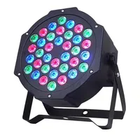 Projecteur lumineux avec contrôle vocal DMX 512, éclairage Par 18 LED RGB pour fête et mariage