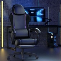 Chine Vente en gros Nouvelle technologie Logo personnalisé Chaise d'ordinateur en cuir Support à 6 points pivotant Fauteuil de jeu de levage de course à haut dossier