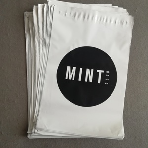Custom 100% biodegradable poly mailing bags swimwear packaging plastic bags with own logo