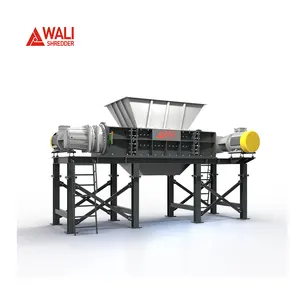 Wali多機能シュレッダーリサイクル機ダブルシャフトシュレッダープラスチック金属用