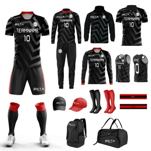 Cikers Free Custom Football Match Training Jerseys Quick Dry Soccer Jersey 23/24 Full Team Set Men Soccer Wear Uniforms Sets