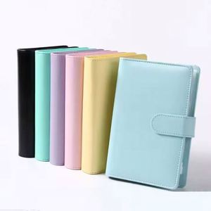 Hot-Selling A6 <b>Mini</b> Cute Personalized Leather Custom <b>Notebooks</b> Planner A5 Loose-Leaf Book Journal Hardcover Styler Cover Gift - Product Image 2